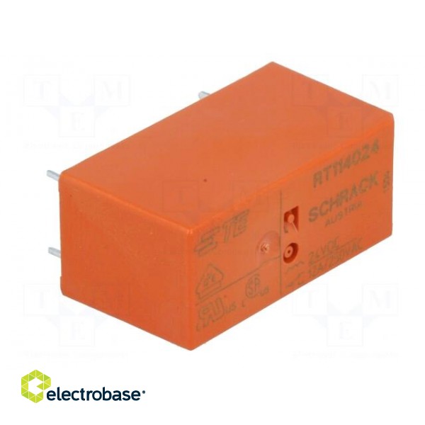 Relay: electromagnetic | SPDT | Ucoil: 24VDC | 12A/250VAC | 12A/24VDC фото 8