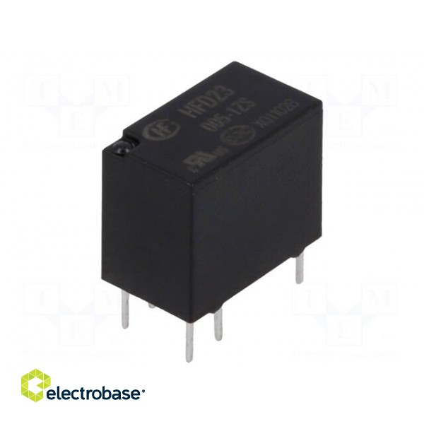 Relay: electromagnetic | SPDT | Ucoil: 5VDC | 0.5A/125VAC | 1A/30VDC фото 1
