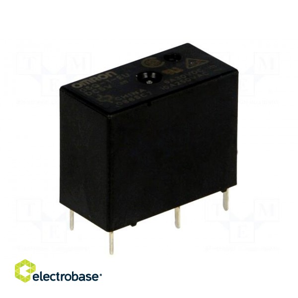 Relay: electromagnetic | SPDT | Ucoil: 5VDC | Icontacts max: 10A | PCB фото 1