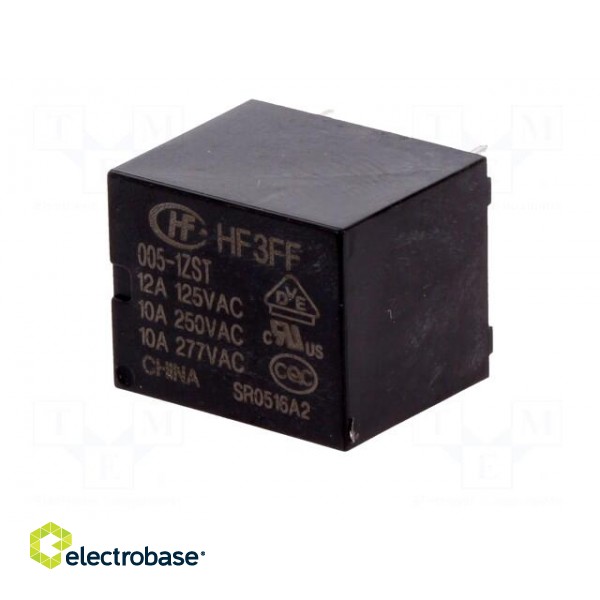 Relay: electromagnetic | SPDT | Ucoil: 5VDC | 10A | 10A/277VAC | PCB image 2