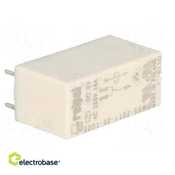 Relay: electromagnetic | SPDT | Ucoil: 5VDC | Icontacts max: 16A | PCB image 8