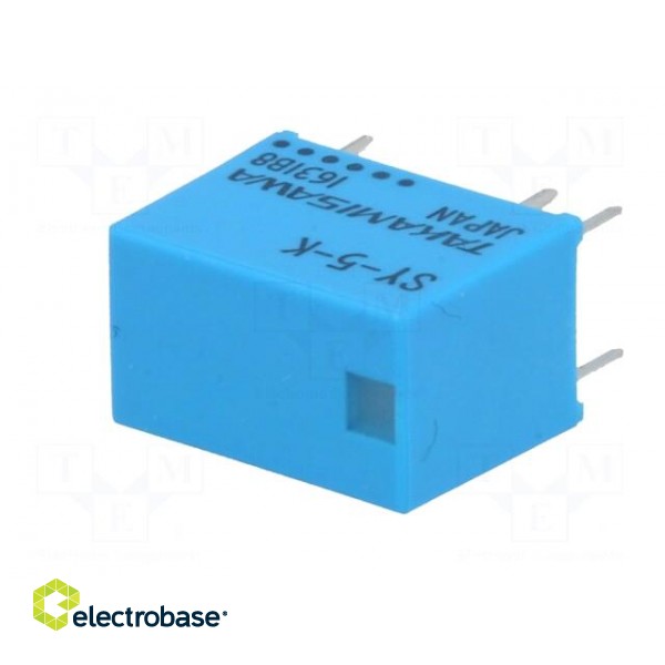 Relay: electromagnetic | SPDT | Ucoil: 5VDC | 2A | 0.5A/120VAC | PCB paveikslėlis 2