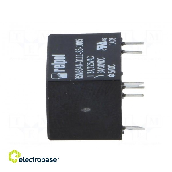 Relay: electromagnetic | SPDT | Ucoil: 5VDC | 3A/125VAC | 3A/30VDC | 3A фото 3