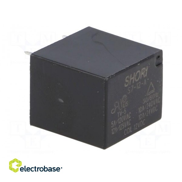 Relay: electromagnetic | SPST-NO | Ucoil: 12VDC | 15A/125VAC | 360mW image 8