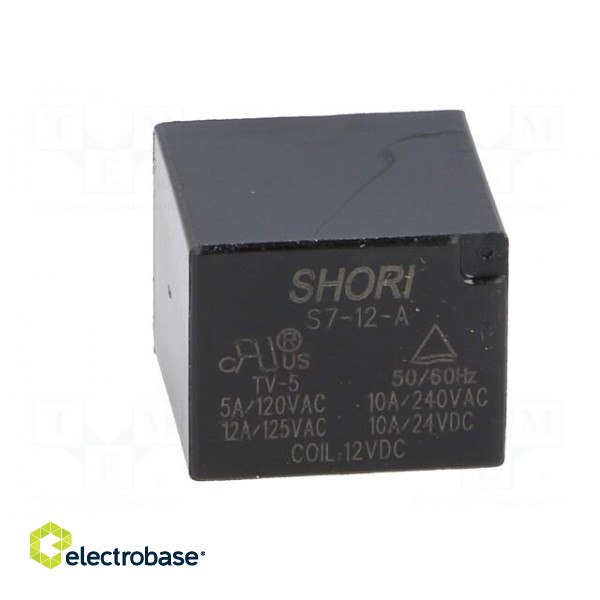 Relay: electromagnetic | SPST-NO | Ucoil: 12VDC | 15A/125VAC | 360mW image 9