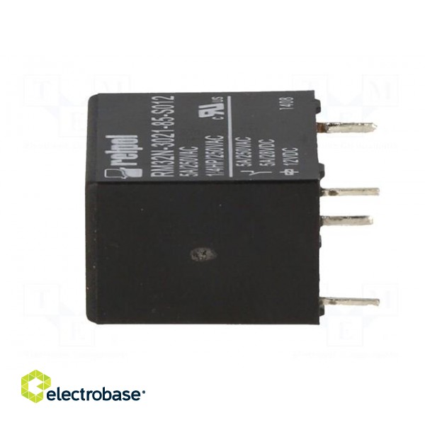 Relay: electromagnetic | SPST-NO | Ucoil: 12VDC | 5A/250VAC | 5A/28VDC image 3