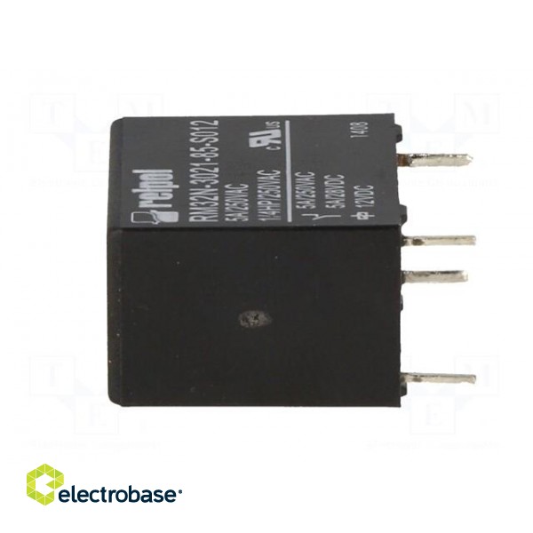 Relay: electromagnetic | SPST-NO | Ucoil: 12VDC | 5A | 5A/250VAC | PCB image 3