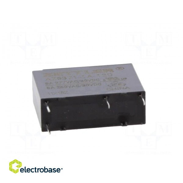 Relay: electromagnetic | SPST-NO | Ucoil: 12VDC | 5A | 5A/250VAC | PCB image 5