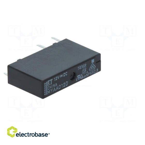 Relay: electromagnetic | SPST-NO | Ucoil: 12VDC | 5A/250VAC | 5A/30VDC image 8