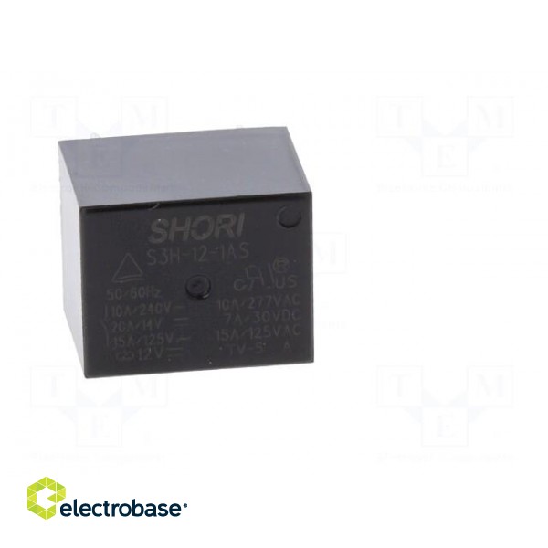 Relay: electromagnetic | SPST-NO | Ucoil: 12VDC | 10A/240VAC | 360mW image 8