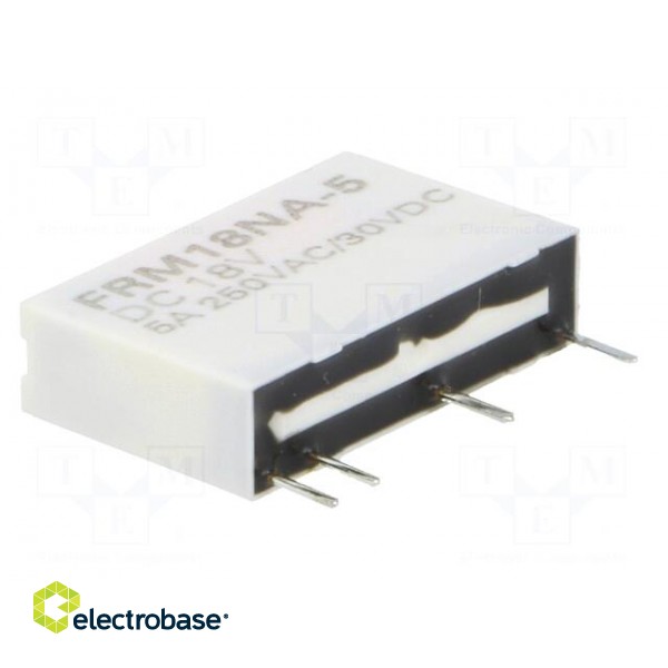 Relay: electromagnetic | SPST-NO | Ucoil: 18VDC | 5A/250VAC | 5A/30VDC image 4