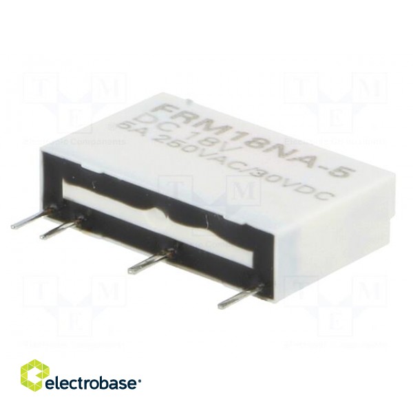 Relay: electromagnetic | SPST-NO | Ucoil: 18VDC | 5A/250VAC | 5A/30VDC image 6