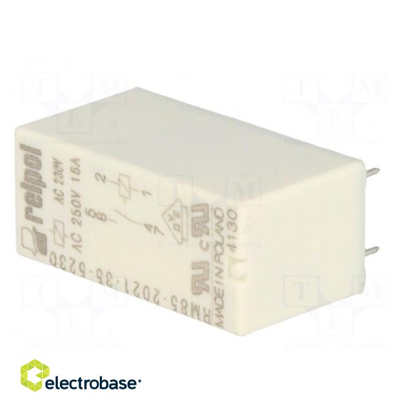 Relay: electromagnetic | SPST-NO | Ucoil: 230VAC | 16A/250VAC | IP67 image 3