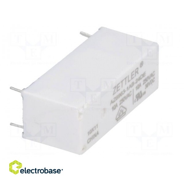Relay: electromagnetic | SPST-NO | Ucoil: 24VDC | 10A/250VAC | 10A фото 8