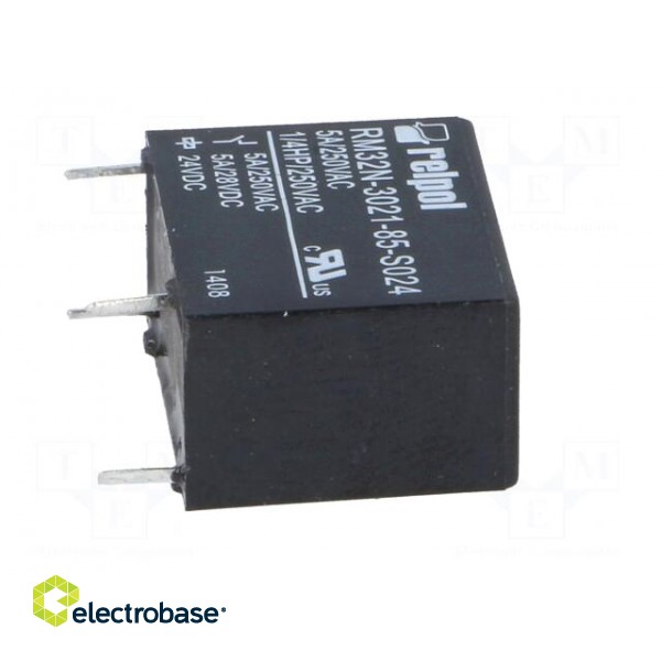 Relay: electromagnetic | SPST-NO | Ucoil: 24VDC | 5A/250VAC | 5A/28VDC image 7