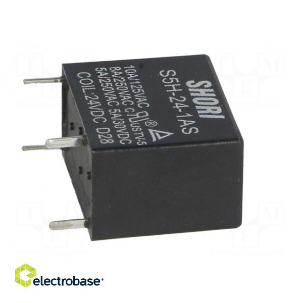 Relay: electromagnetic | SPST-NO | Ucoil: 24VDC | 5A/250VAC | 5A/30VDC фото 7