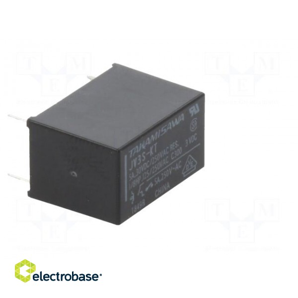 Relay: electromagnetic | SPST-NO | Ucoil: 3VDC | 5A | 5A/250VAC | PCB фото 8