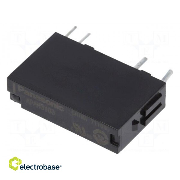 Relay: electromagnetic | SPST-NO | Ucoil: 3VDC | 5A/250VAC | 5A/30VDC