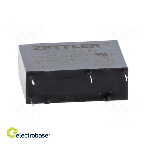 Relay: electromagnetic | SPST-NO | Ucoil: 5VDC | 10A | 10A/277VAC | PCB image 5