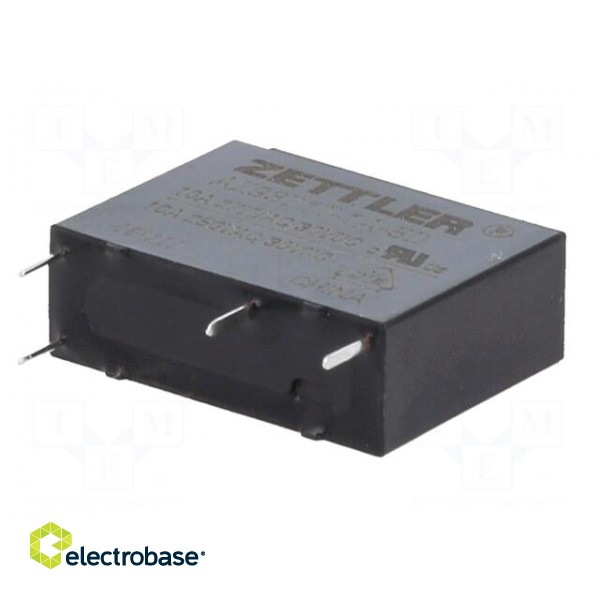 Relay: electromagnetic | SPST-NO | Ucoil: 5VDC | 10A | 10A/277VAC | PCB image 6