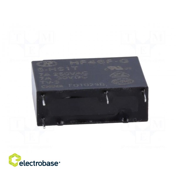 Relay: electromagnetic | SPST-NO | Ucoil: 5VDC | 10A | 7A/250VAC | PCB фото 5