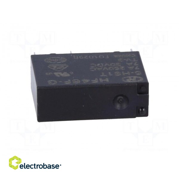 Relay: electromagnetic | SPST-NO | Ucoil: 5VDC | 10A | 7A/250VAC | PCB фото 9