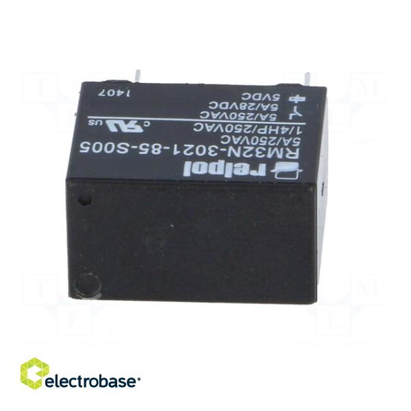 Relay: electromagnetic | SPST-NO | Ucoil: 5VDC | 5A | 5A/250VAC | PCB фото 9