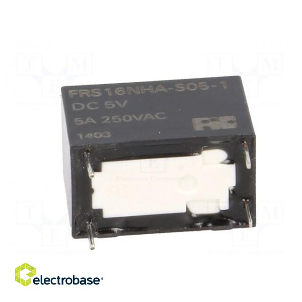 Relay: electromagnetic | SPST-NO | Ucoil: 5VDC | 5A | 5A/125VAC | PCB image 5