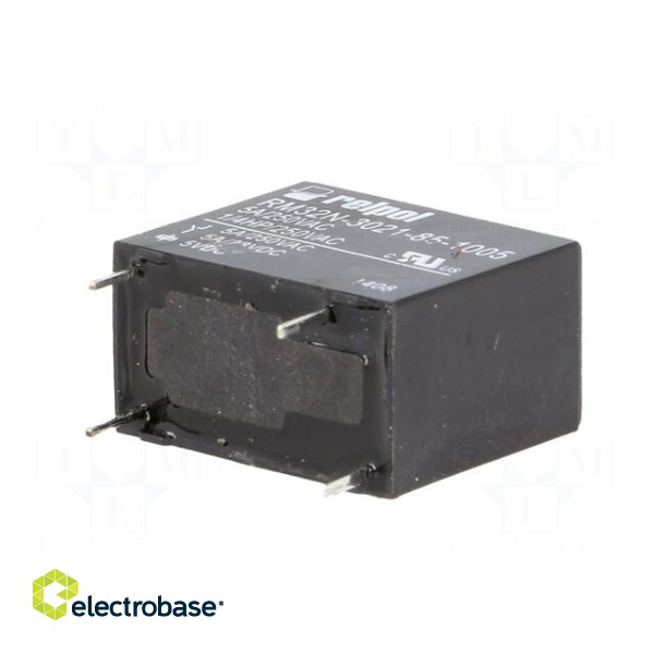 Relay: electromagnetic | SPST-NO | Ucoil: 5VDC | 5A | 5A/250VAC | PCB image 6