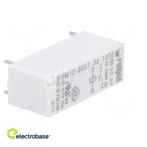 Relay: electromagnetic | SPST-NO | Ucoil: 5VDC | 8A/250VAC | 8A/24VDC фото 8