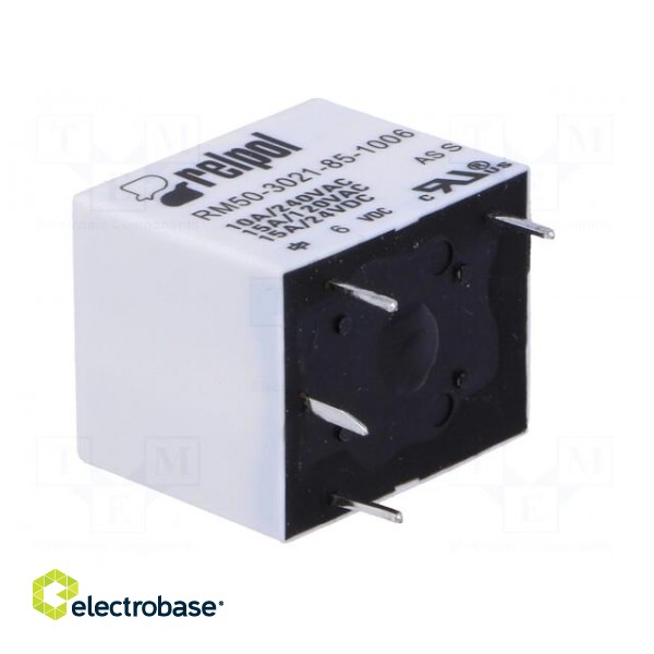 Relay: electromagnetic | SPST-NO | Ucoil: 6VDC | 10A | max.277VAC | PCB фото 4