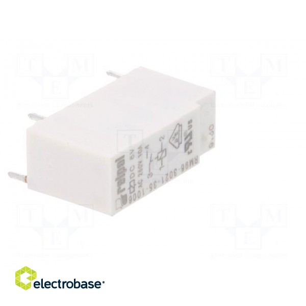 Relay: electromagnetic | SPST-NO | Ucoil: 6VDC | 8A | 8A/250VAC | PCB image 8