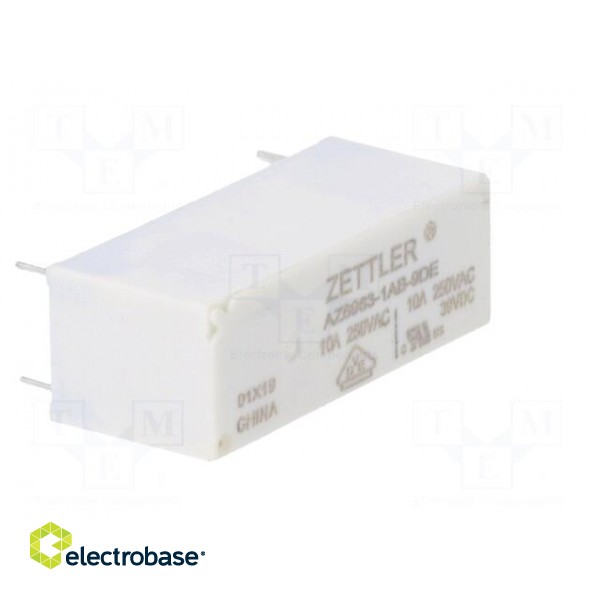 Relay: electromagnetic | SPST-NO | Ucoil: 9VDC | 10A | 10A/250VAC | PCB image 8