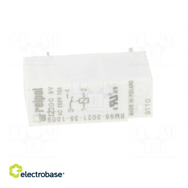 Relay: electromagnetic | SPST-NO | Ucoil: 9VDC | 8A | 8A/250VAC | PCB image 9