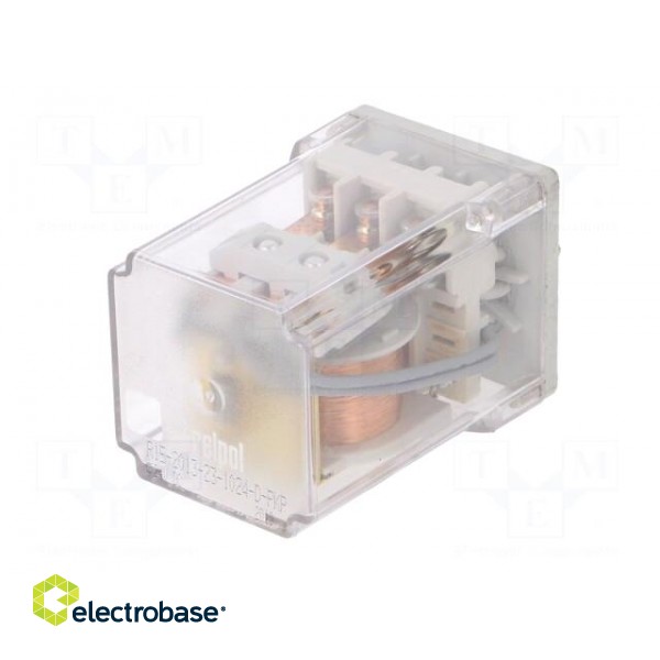Relay: electromagnetic | 4PDT | 24VDC | 10A/250VAC | industrial | 430Ω фото 2