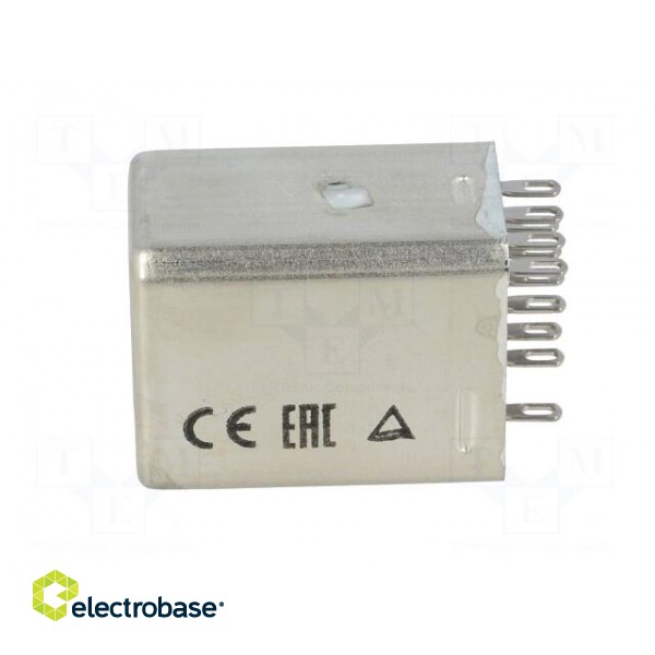 Relay: electromagnetic | 4PDT | Ucoil: 24VDC | 3A/110VAC | 3A/24VDC | 3A фото 3