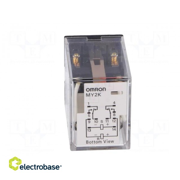 Relay: electromagnetic | DPDT | Ucoil: 24VDC | 5A/250VAC | 5A/24VDC | 5A image 9