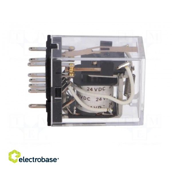 Relay: electromagnetic | DPDT | Ucoil: 24VDC | 5A/250VAC | 5A/24VDC | 5A фото 7