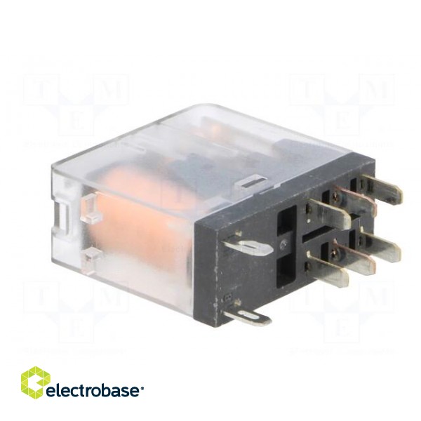 Relay: electromagnetic | DPDT | Ucoil: 24VDC | 5A/250VAC | 5A/30VDC | 5A image 4