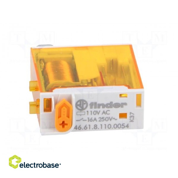 Relay: electromagnetic | SPDT | Ucoil: 110VAC | 16A/250VAC | 16A/30VDC image 9