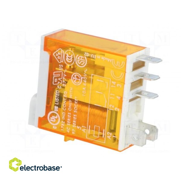 Relay: electromagnetic | SPDT | Ucoil: 24VAC | 16A/250VAC | 16A/30VDC image 4