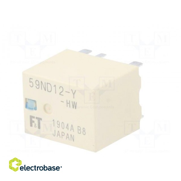 Relay: electromagnetic | 1 Form U | Ucoil: 12VDC | 60A | Mounting: PCB фото 2