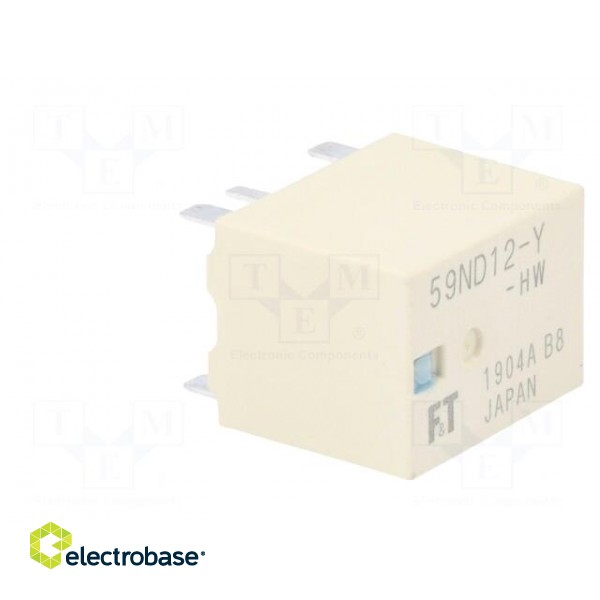 Relay: electromagnetic | 1 Form U | Ucoil: 12VDC | 60A | Mounting: PCB фото 8
