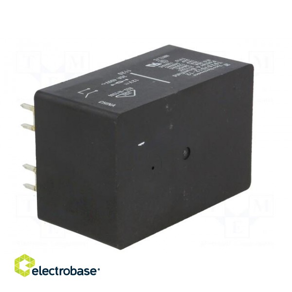 Relay: electromagnetic | DPST-NO | Ucoil: 12VDC | 30A | Series: T92 | PCB image 4