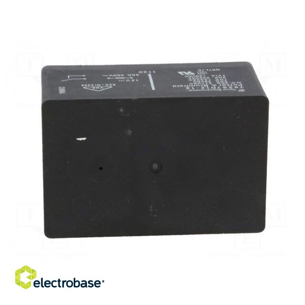 Relay: electromagnetic | DPST-NO | Ucoil: 12VDC | 30A | Series: T92 | PCB image 5