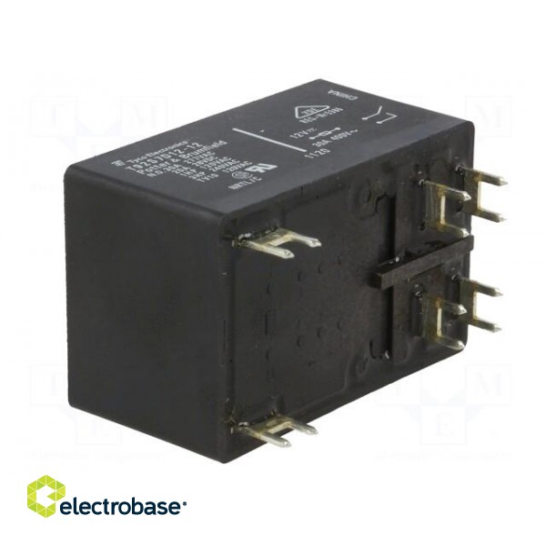 Relay: electromagnetic | DPST-NO | Ucoil: 12VDC | 30A | Series: T92 фото 8