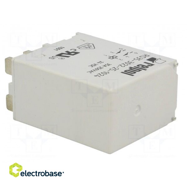 Relay: electromagnetic | DPST-NO | Ucoil: 24VDC | 35A | Series: RS35 paveikslėlis 4