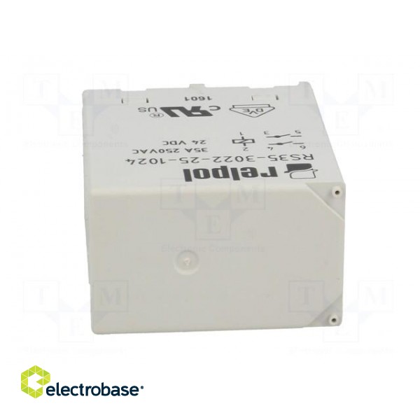 Relay: electromagnetic | DPST-NO | Ucoil: 24VDC | 35A | Series: RS35 paveikslėlis 5