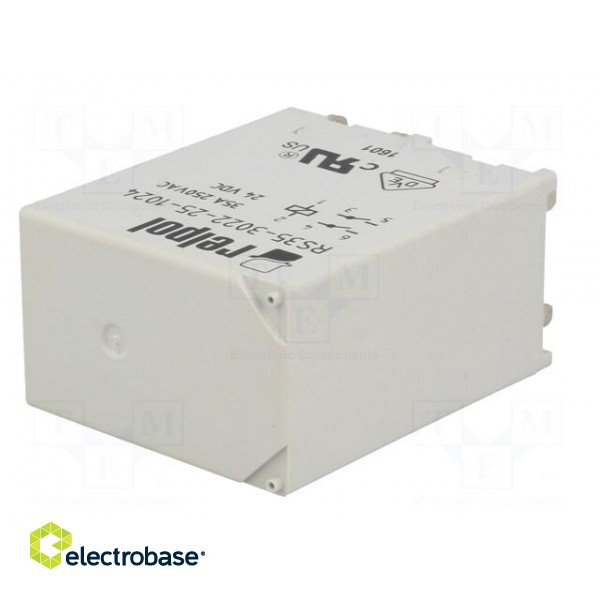 Relay: electromagnetic | DPST-NO | Ucoil: 24VDC | 35A | Series: RS35 фото 6