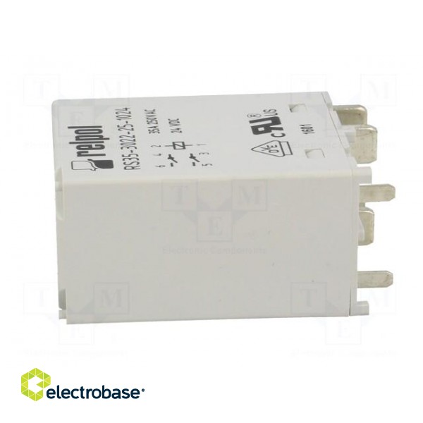 Relay: electromagnetic | DPST-NO | Ucoil: 24VDC | 35A | Series: RS35 фото 7